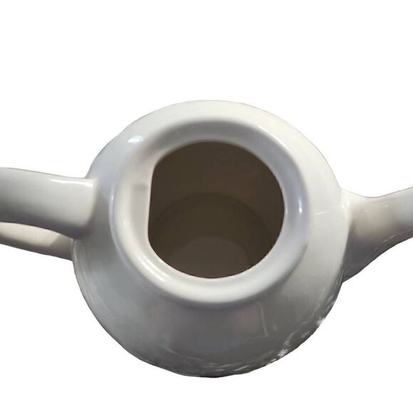 Rae Dunn Artisan Collection White Black Tea Pot - Picture 2 of 7